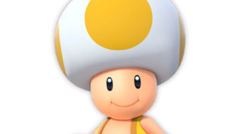 Yellow Toad from New Super Mario Bros.
