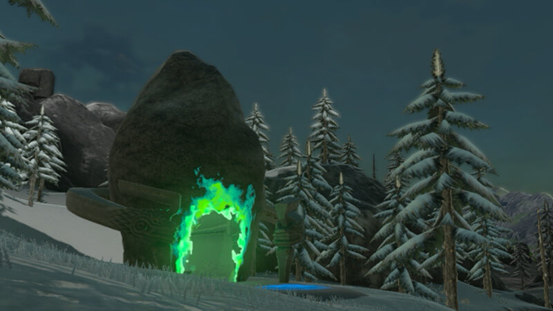 The Zakusu Shrine in TotK.