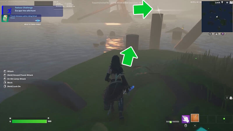 Shipwreck Parkour Course Fortnite