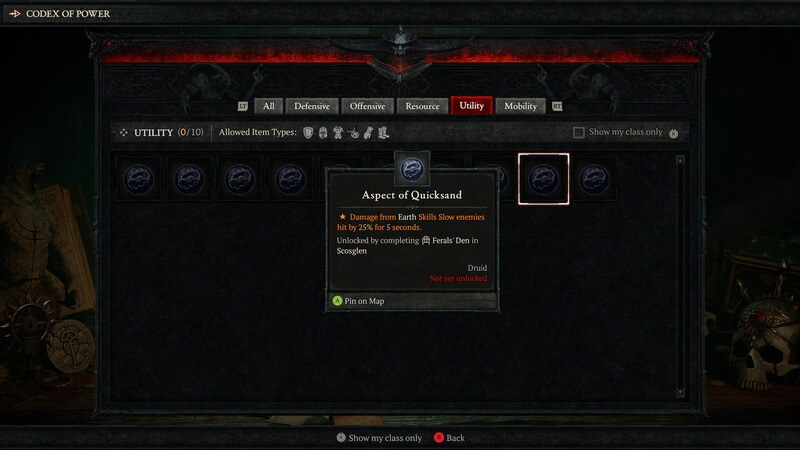 Diablo 4: Aspect of Quicksand