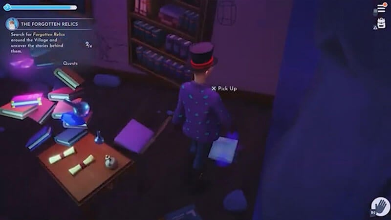 Blanket Relic in Disney Life Sim game