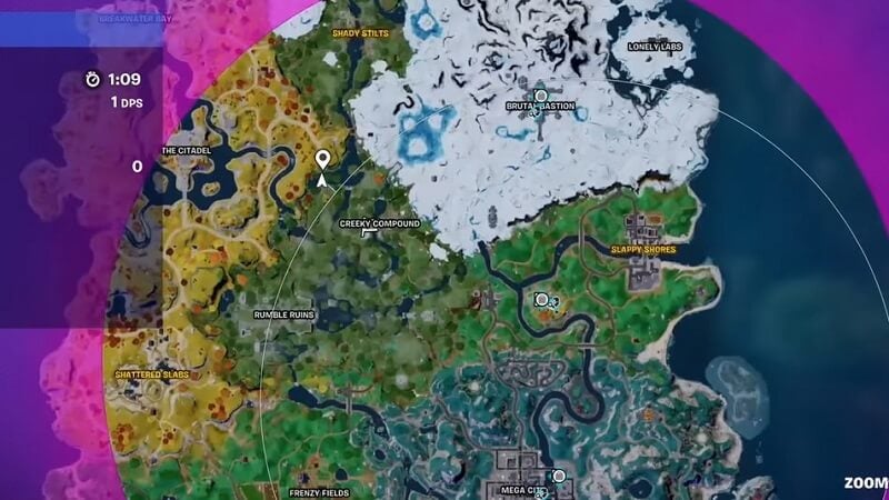 fortnite hidden temple location