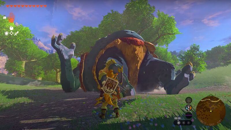 Blue Hinox in Zelda TotK