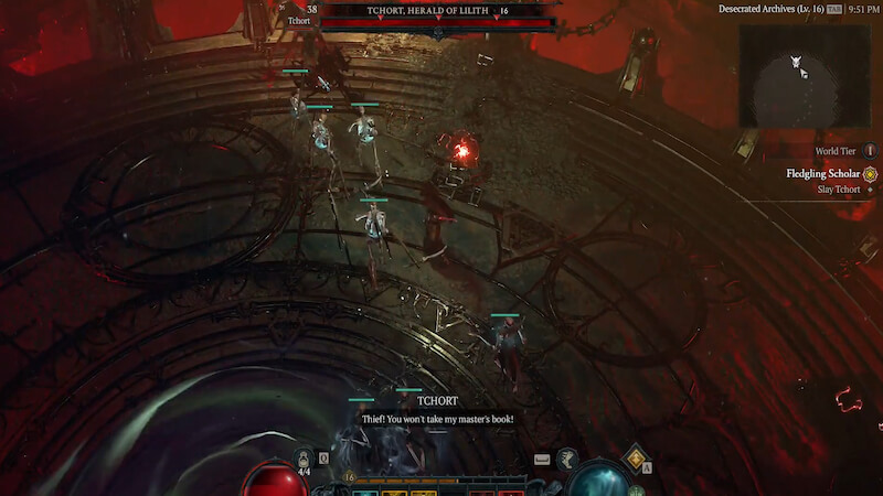 how to beat tchort diablo 4