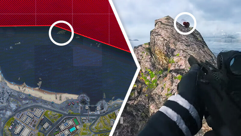 ir beacon ashika island map location in DMZ