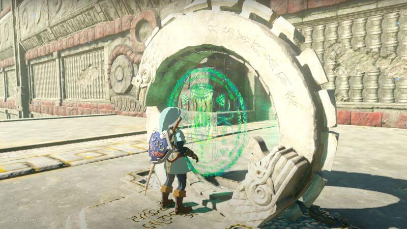 The Lomei Labyrinth Island Prophecy quest in Zelda Tears of the Kingdom