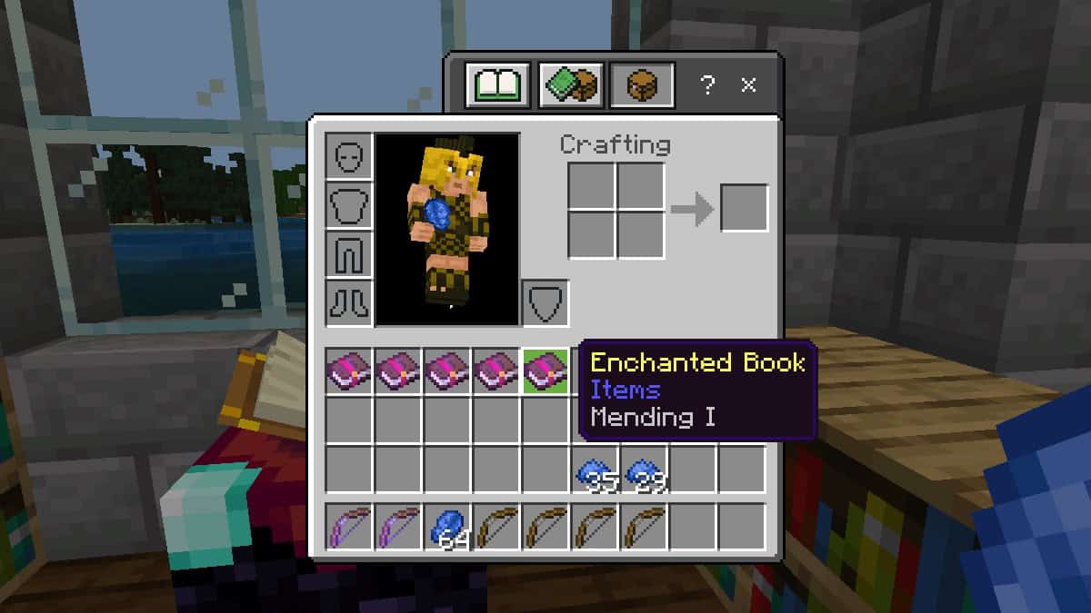 the mending bow enchantment