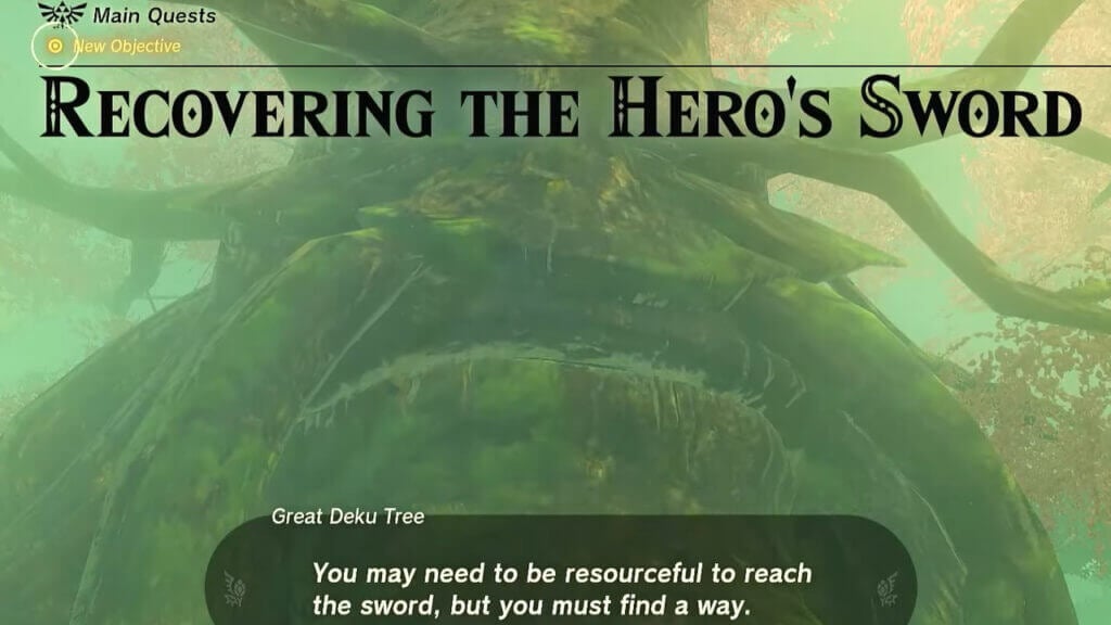 Recovering the Hero's Sword in Tears of the Kingdom