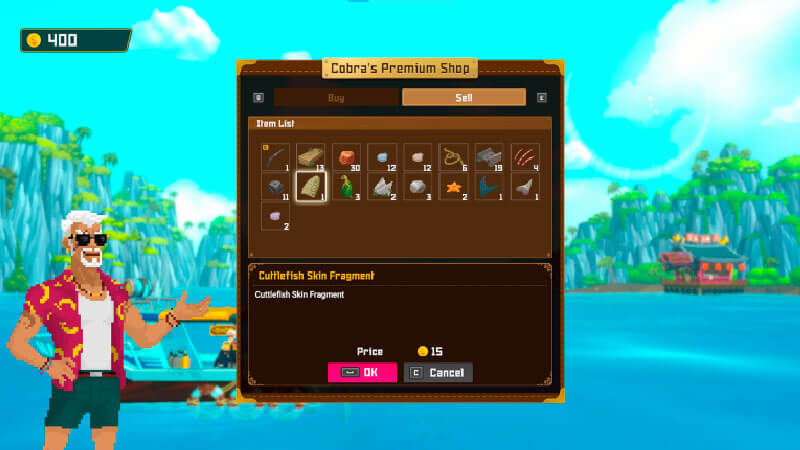 Cobra's Shop in Dave The Diver