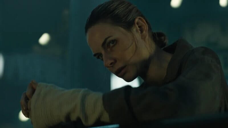 Rebecca searching in the dark