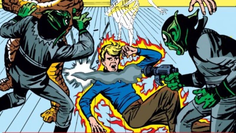 The Skrulls first appeared on the Marvel scene with "Fantastic Four #2".