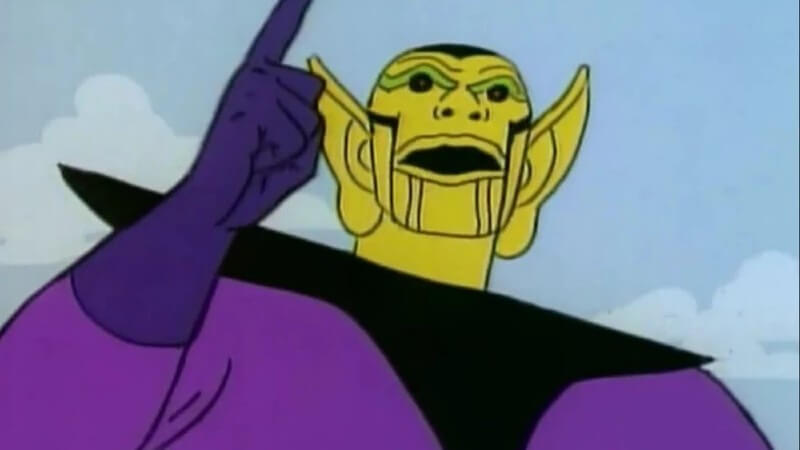 The Skrulls first appeared on TV in 1967