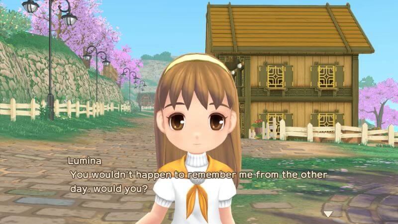 Story of Seasons A Wonderful Life: Lumina heart events