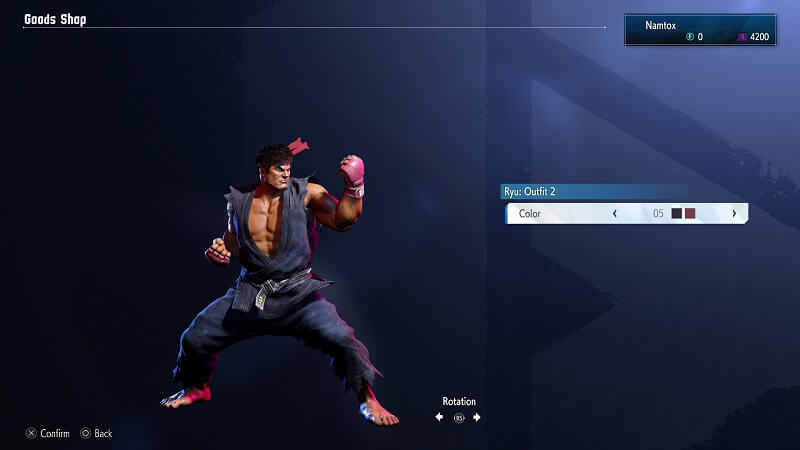ryu retro costume in street fighter 6