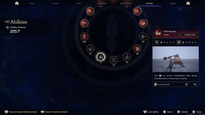 Final Fantasy 16: Swift Recovery