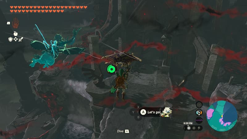 Approaching the throne room in Tears of the Kingdom