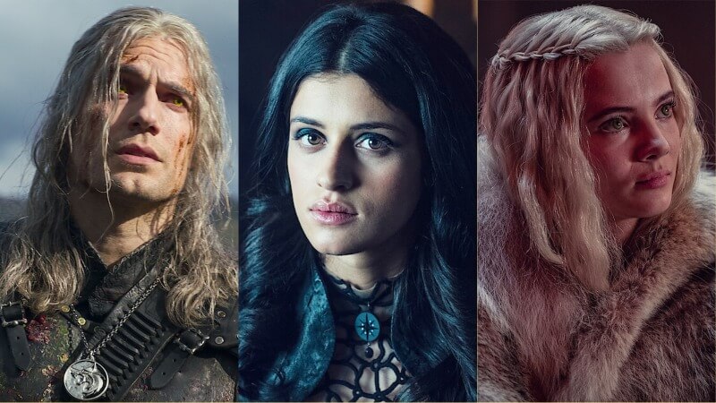 The Witcher season 1 introduces Geralt, Yennefer, and Ciri.