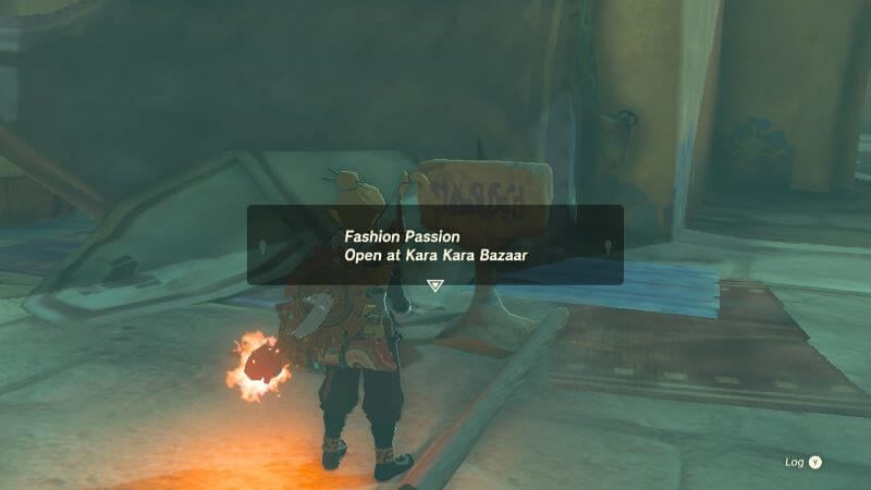 How to find Fashion Passion in Tears of the Kingdom.