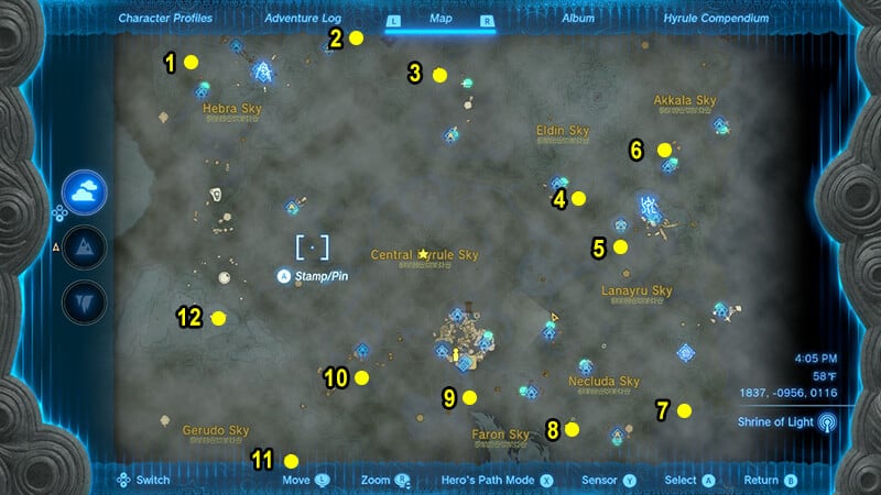 Where to find all of the Ancient Hyrulean Tablets in Tears of the Kingdom