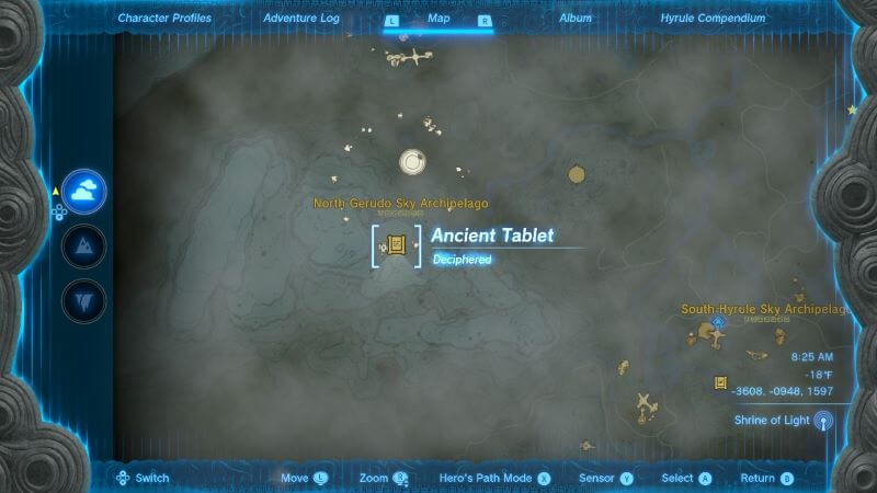 North Gerudo tablet
