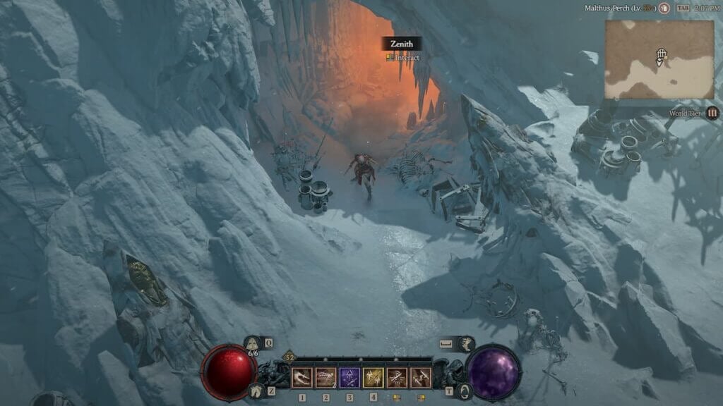 where to find the zenith dungeon diablo 4