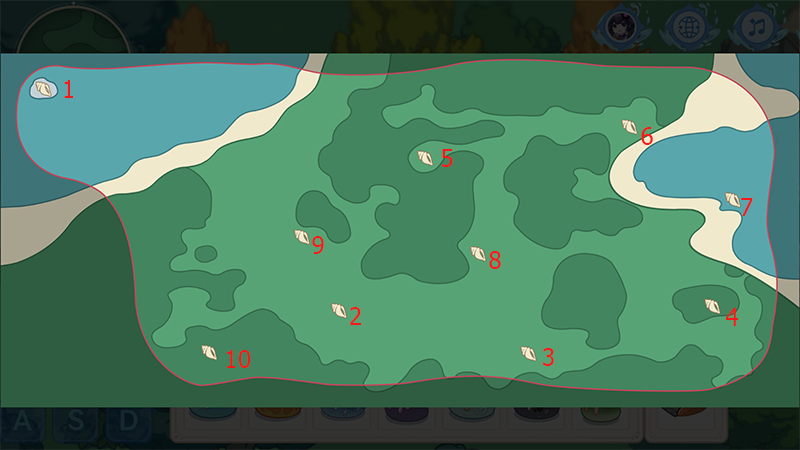 All Conch Locations in Genshin Conch Reminiscences