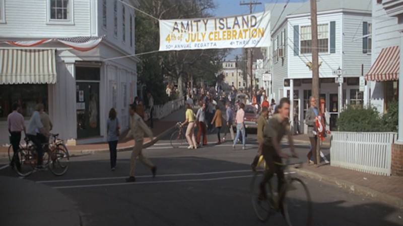 Amity Island reminds viewers of small town America