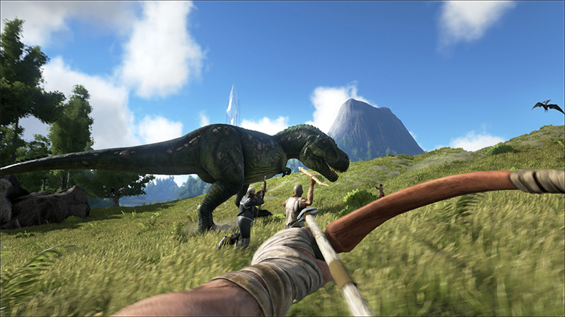 Ark is a great survival experience with dinos.