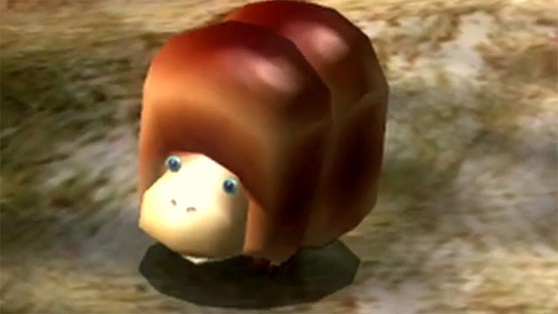 The Giant Breadbug is one of the cutest bosses in the Pikmin series.