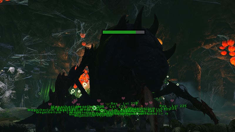 Fighting the Broodmother in Ark Survival Evolved