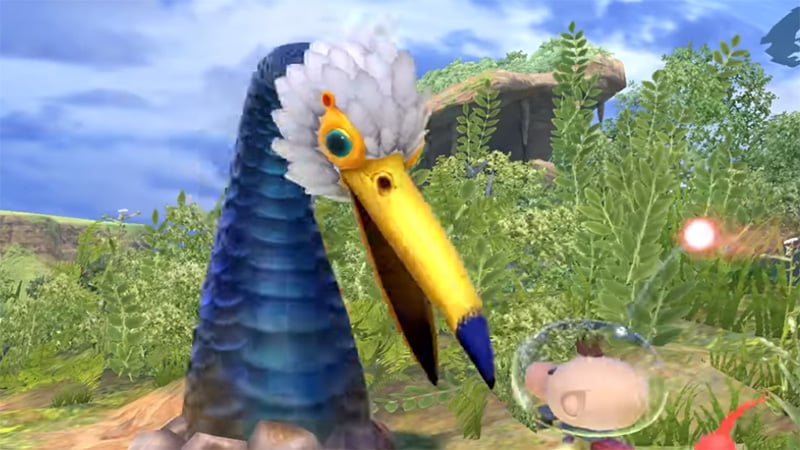 The Burrowing Snagret has appeared in Super Smash Brothers.