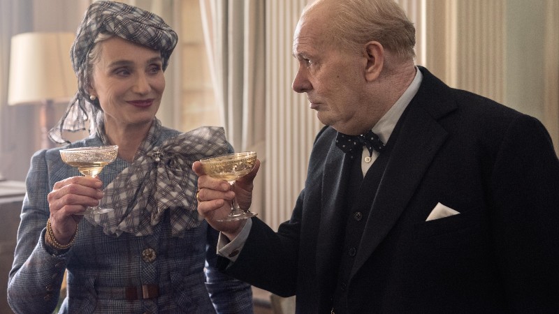 Gary Oldman in the historical drama Darkest Hour