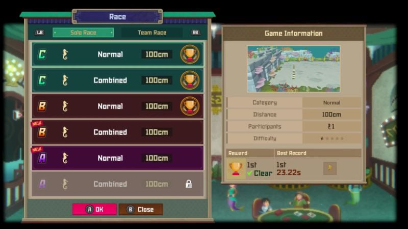 dave the diver seahorse racing