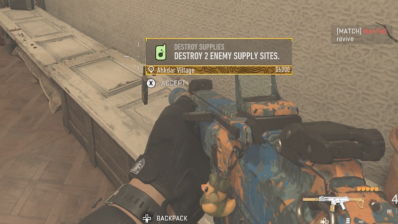 Destroy Supplies Contract