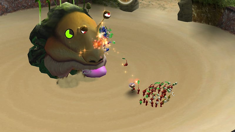 The original boss of the first game, the Emperor Bulbax.