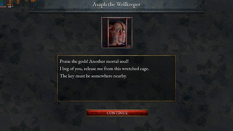 Find the Key to free the Wellkeeper NPC in Halls of Torment