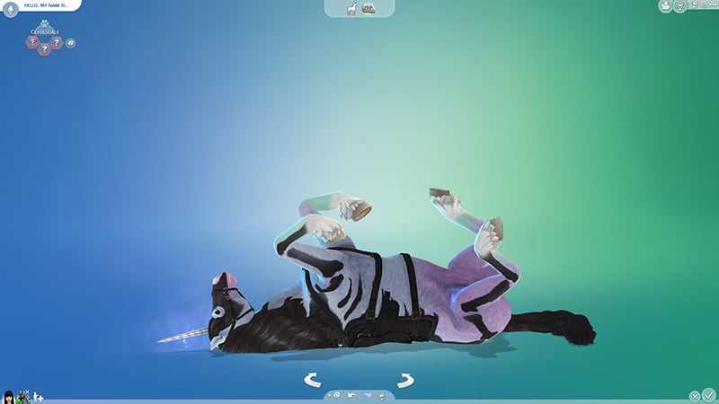 Complete unicorn in The Sims 4