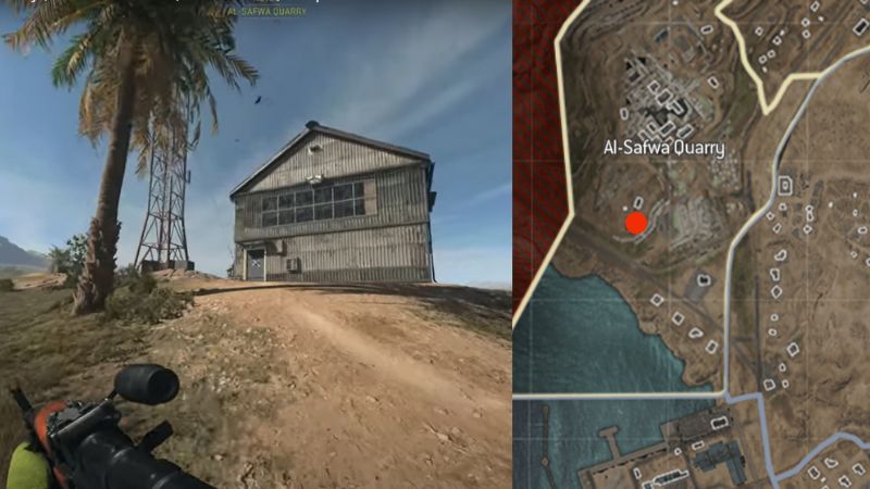 Chemical Storage Warehouse Key Map Location in DMZ