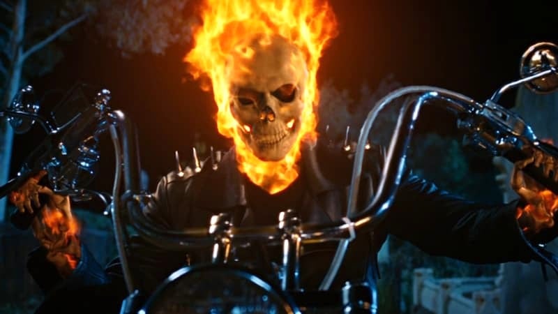 Ghost-Rider-On-His-Motorcycle
