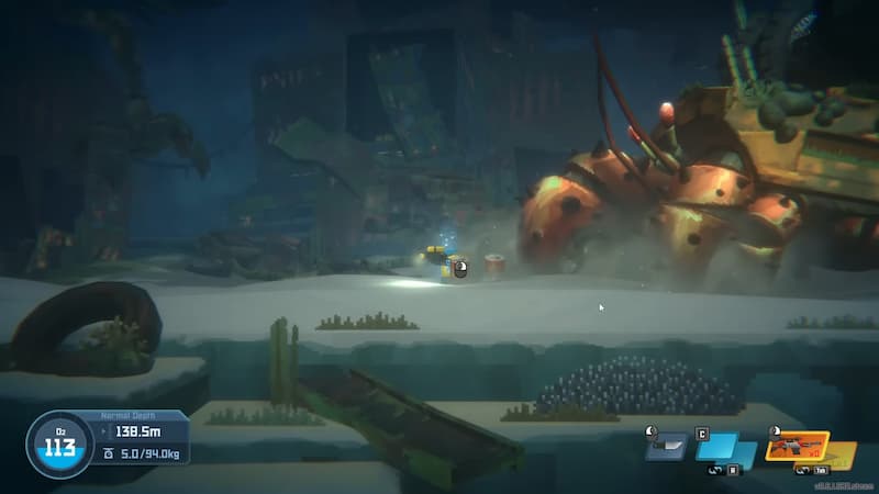 Hermit Crab Dave the Diver Barrel