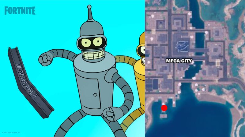 Bender’s Shiny Metal Raygun Map Location