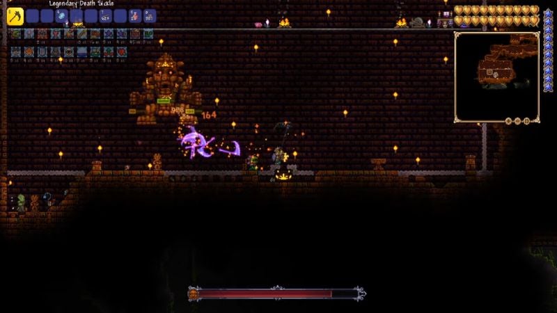 Strategy to defeat the Golem in Terraria