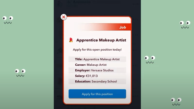 Makeup Artist BitLife