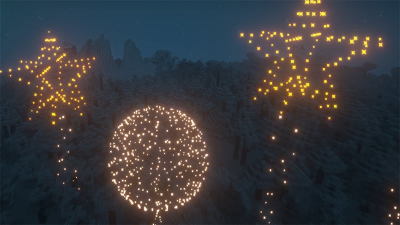 Minecraft Fireworks, like Animal Crossing are another great way to spend Independence Day.