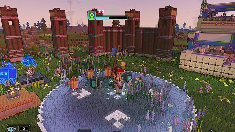 Minecraft Legends is a great strategy game to try if you like Pikmin 4.