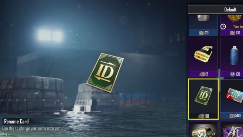 how to change name in pubg mobile