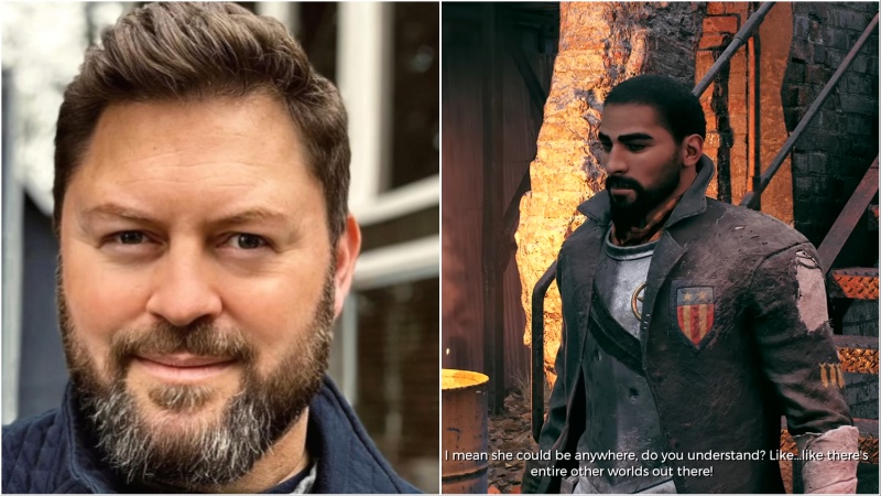 Bo and the actor who plays him in Remnant 2.