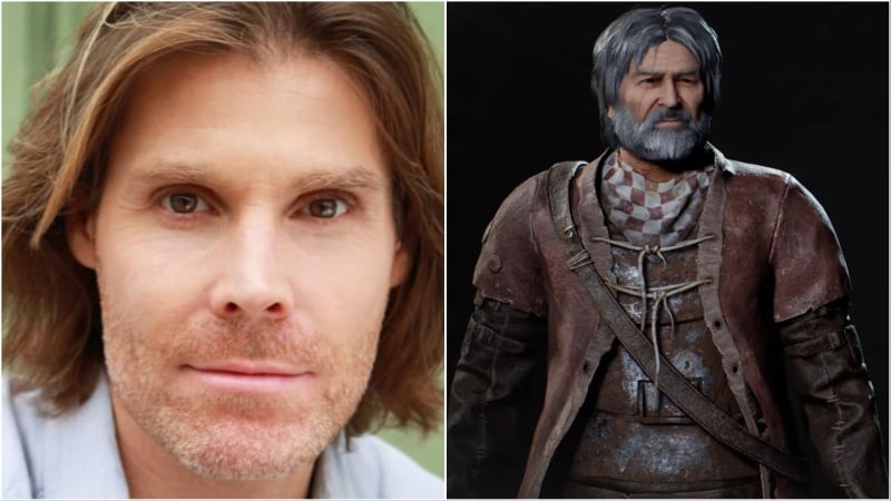 Brabus and the actor who plays him in Gunfire Games's newest project.