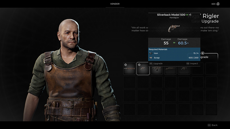 Remnant 2 Rigler Upgrade Weapons Image