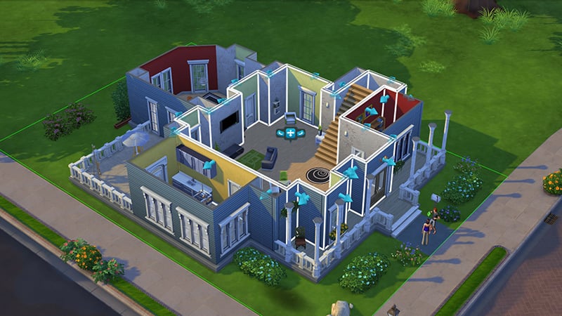 Moving Objects in the Sims 4 screen.